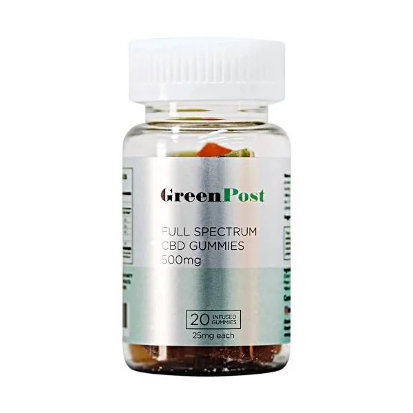 Green Post Gummies Full Spectrum CBD 20ct