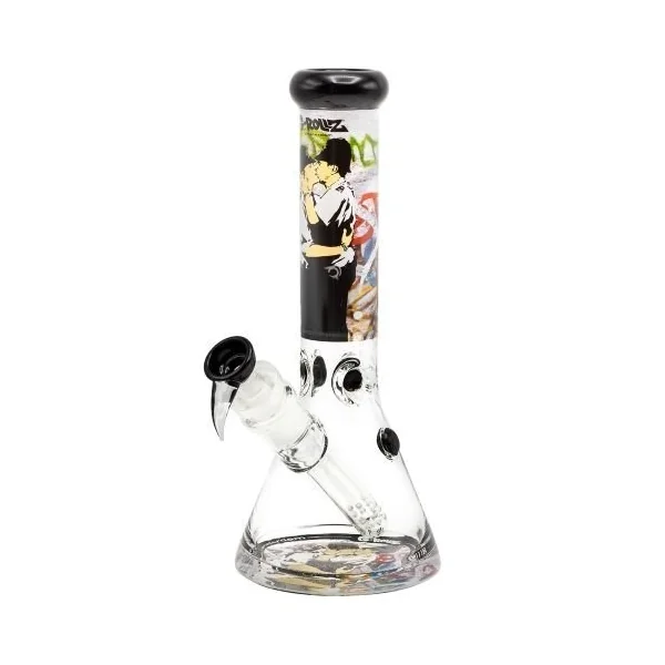 G-Rollz Banksy’s ‘Kissing Coppers’ Beaker White 35CM