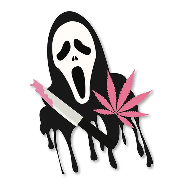 Halloween GhostFace Sticker - Pack of 3
