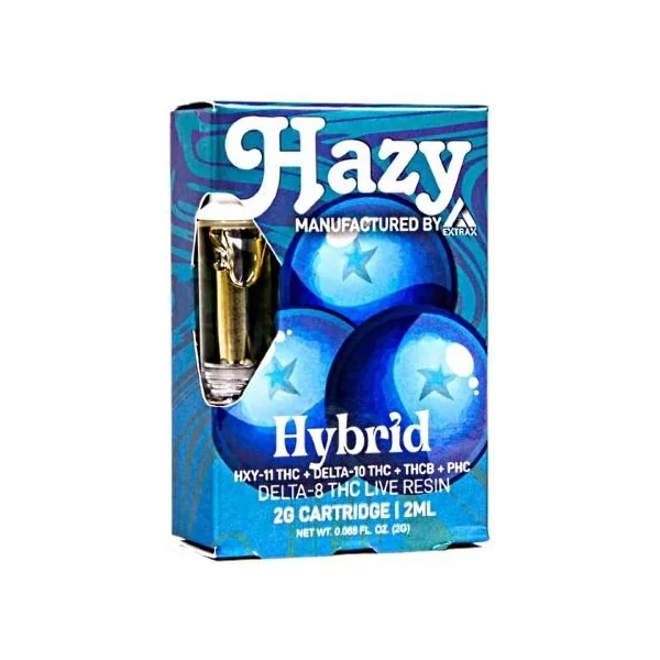 Hazy 2G Cartridge Mix Blend Blue Runtz Hybrid