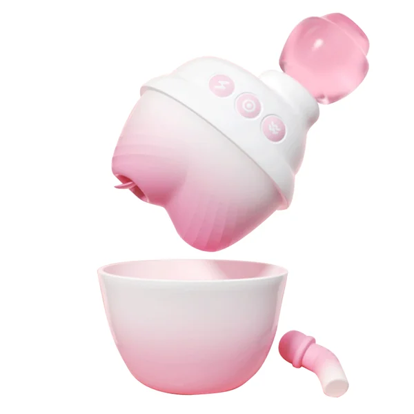 Hehe Cup 2-in-1 Suction Licking Clitoral Vibrator