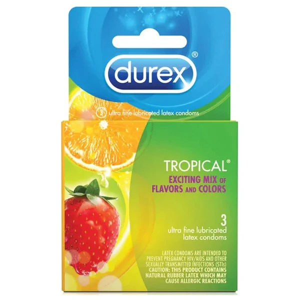 Hella Raw Durex Tropical Flavors