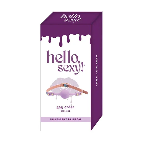 Hello Sexy! Gag Order – Iridescent Rainbow