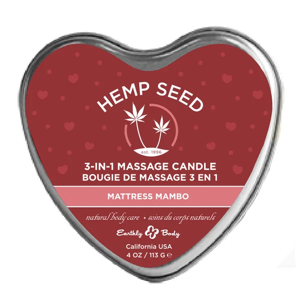 Hemp Seed 3-in-1 Massage Candle - Mattress Mambo Mattress Mambo - 4oz