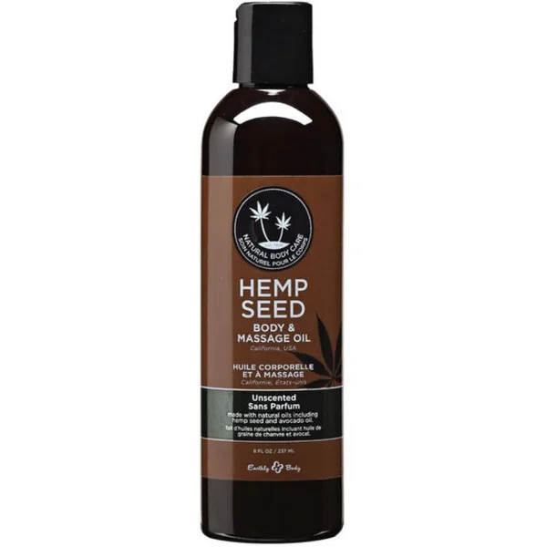 Hemp Seed Body & Massage Oil Unscented by Earthly Body
