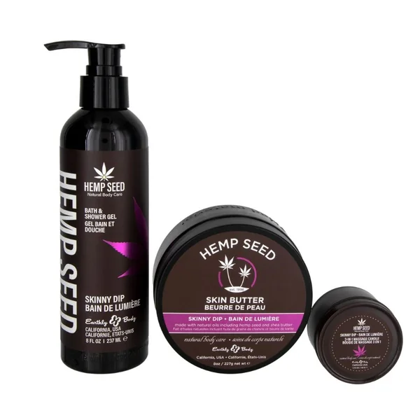 HEMP SEED HOLIDAY BAG SKINNY 3-IN-1 CANDLE