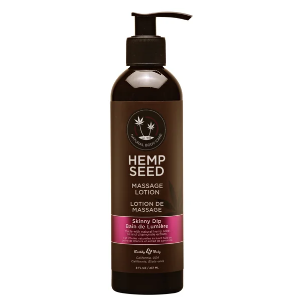 Hemp Seed Massage Lotion - Skinny Dip - 8 Fl. Oz.