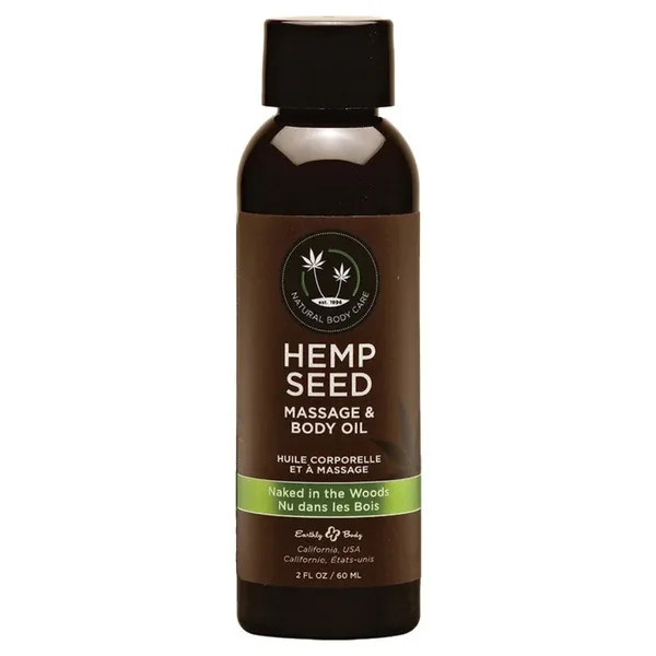 Hemp Seed ‘Naked In The Woods’ Massage Oil -2oz