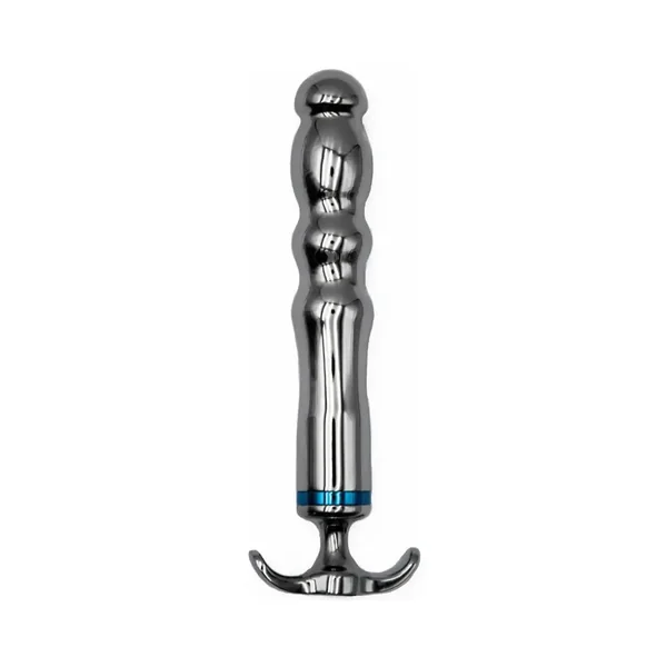 Hidden Treasure Ribbed Metal Vibrator