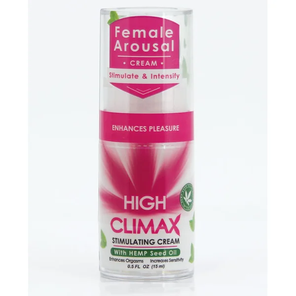 HIGH CLIMAX FEMALE STIMULANT W/HEMP SEED OIL 1/2 OZ
