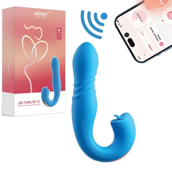 Honey Play Box Joi Thrust 2 App-Controlled Thrusting Vibrators
