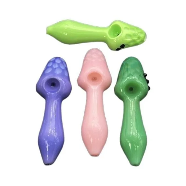 Honeycomb Milky Glass Long Pipe