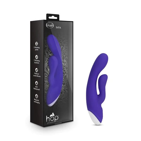 Hop Trix Midnight Vibrator 7" by Blush Novelties