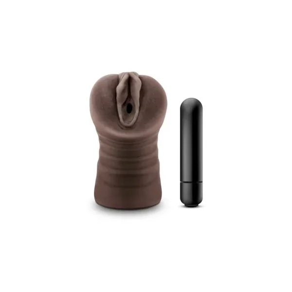 Hot Chocolate Brianna Vagina Stroker with Bullet Vibrator