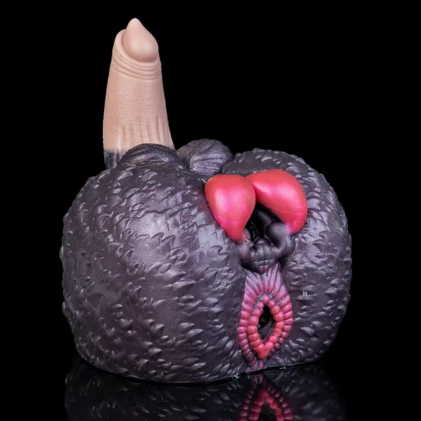 Hyena Dildo Torso Animal Sex Doll - Realistic Dog Pussy Silicone Beast Sex Toys for Men Women
