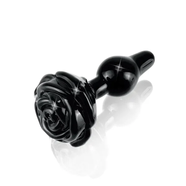 Icicles® No. 77 Glass Rose Anal Plug