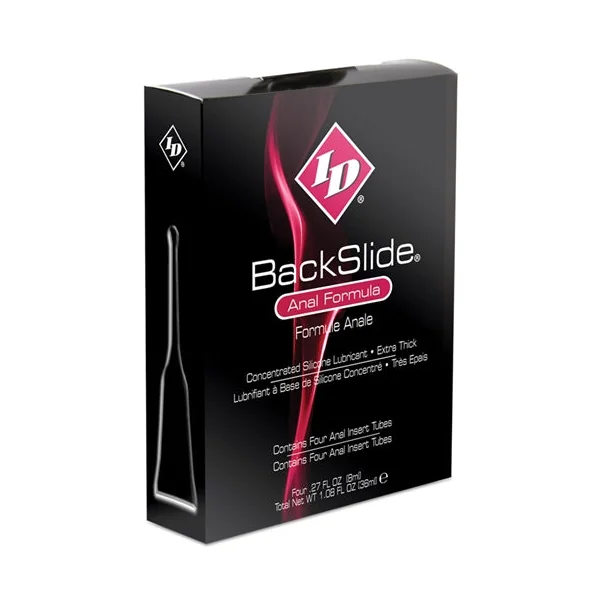 Id Backslide Anal Lubricant - .27 Oz Tube Box Of 4