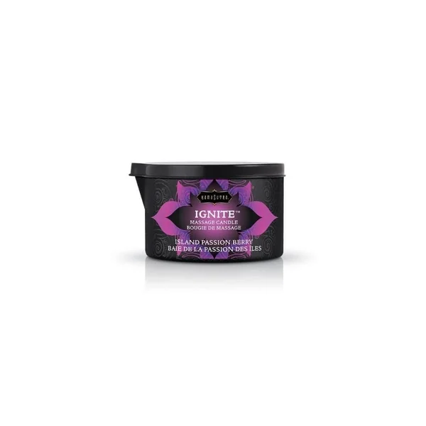 Ignite Massage Candle - Island Passion Berry - 6 Oz.