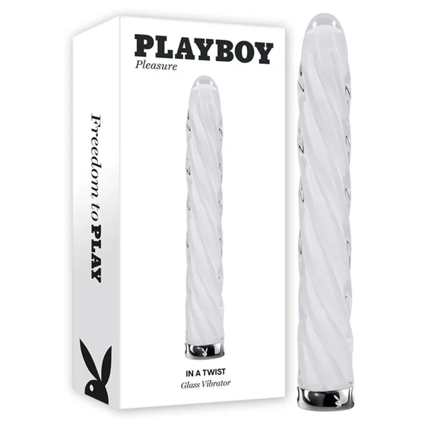 In a Twist Glass Vibrator by Playboy