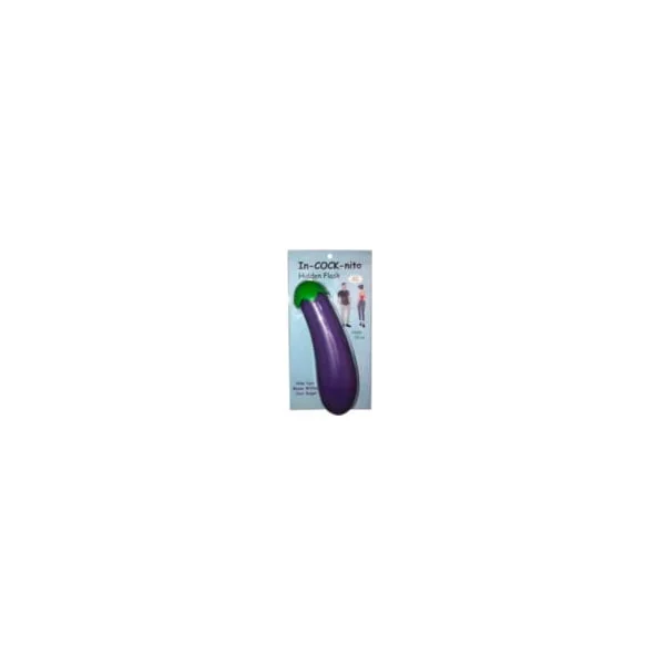 In-Cock-Nito Eggplant Flask