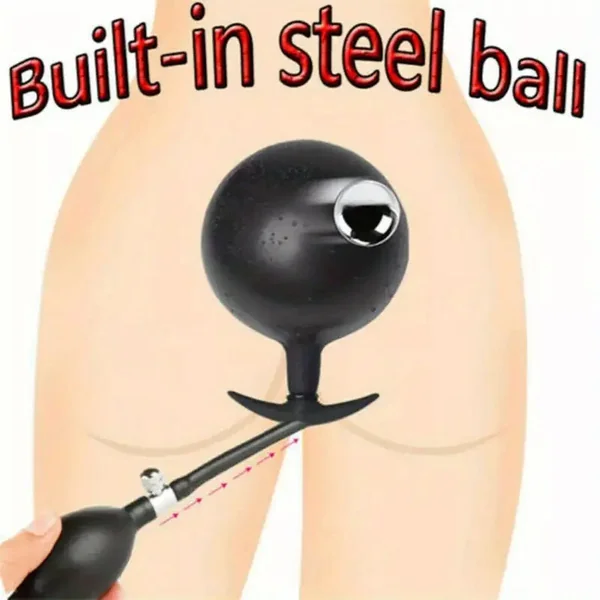 Inflatable Butt Plug Balls Expandable Anal Sex Toy For Women SM Toy