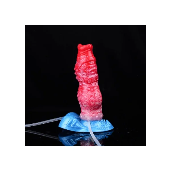 Inflatable Monster Dildo Butt Plug - Realistic Squirting Penis Milking Anal Sex Toys for Women Men