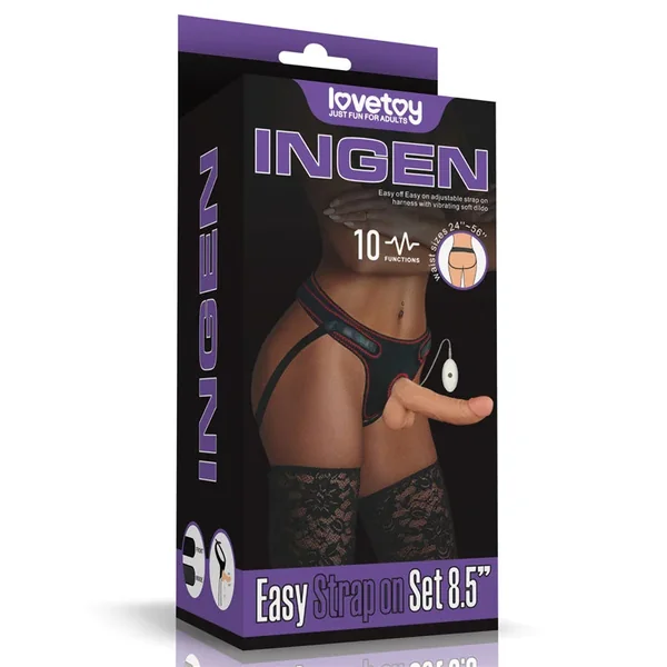 Ingen Vibrating Easy Strap-On Set-(lv715118)