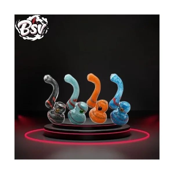 Inside Color Frit Art Mini Bubbler