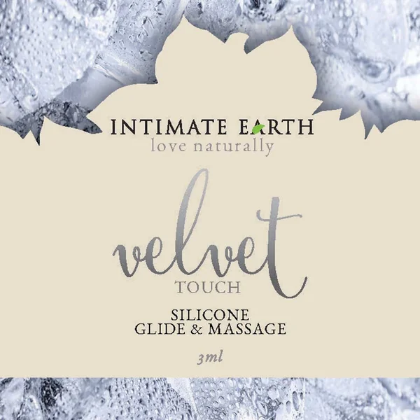 Intimate Earth – Glide Velvet Silicone Lube and Massage Oil Foil 3ml