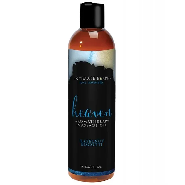 Intimate Earth Heaven Massage Oil – 240 ml Hazelnut Biscotti