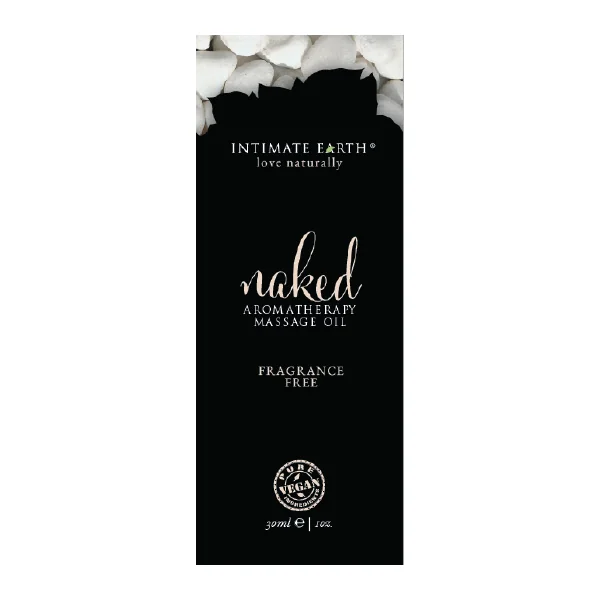 INTIMATE EARTH NAKED UNSCENTED MASSAGE OIL FOIL SACHET 1OZ