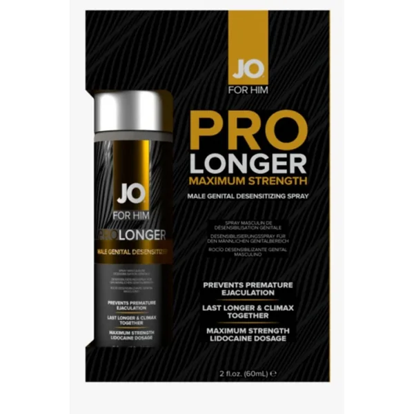 JO For Him Pro Longer Maximum Strength Desensitizing Spray 2oz