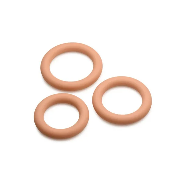 Jock Silicone Cock Ring Set in - Medium