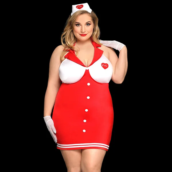JSY – Costume Dress Nurse with Buttons – Queen