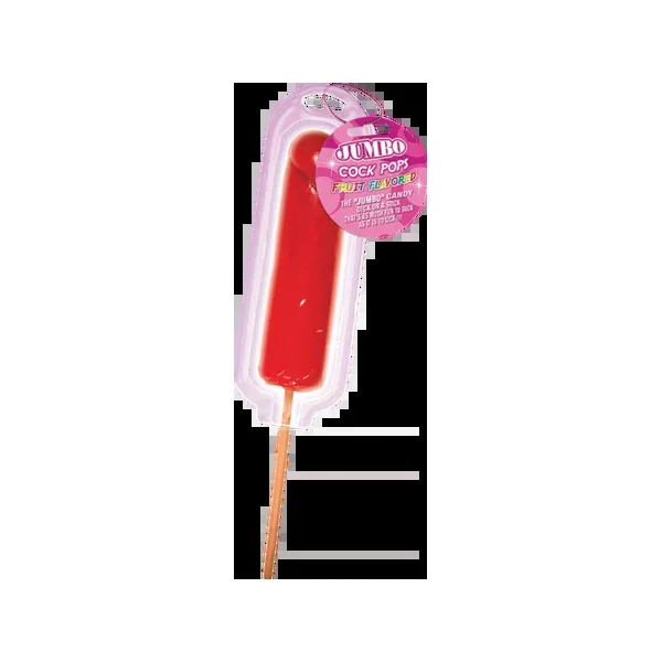 Jumbo Candy Cock Pop (Strawberry)