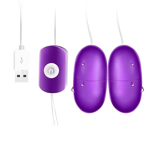 Jump Egg Pleasure Set – Licking Tongue Vibrator + USB Vibrating Egg