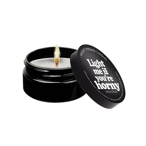 Kama Sutra Mini Massage Candle - 2 Oz Light Me If You're Horny