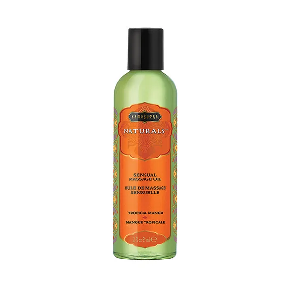 Kama Sutra Naturals Massage Oil - 2 Oz Tropical Mango
