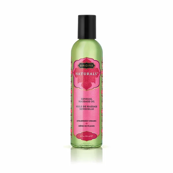 Kama Sutra – Naturals Massage Oil 8oz – Strawberry Dreams