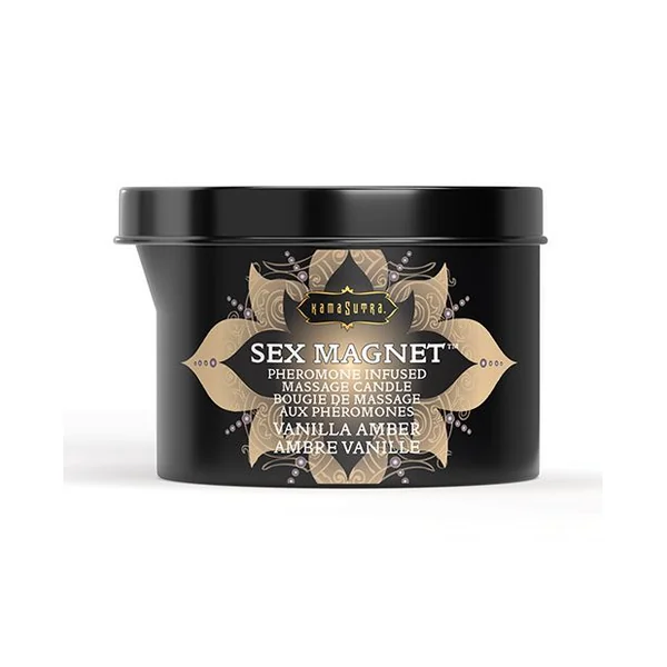 Kama Sutra Sex Magnet Candle With Pour Spout-Vanilla Amber