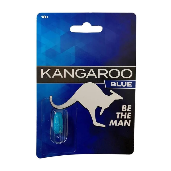 Kangaroo Blue 30 Count Display - 1ct Blister