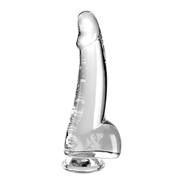 King Cock Clear 7.5 Inch Cock With Balls