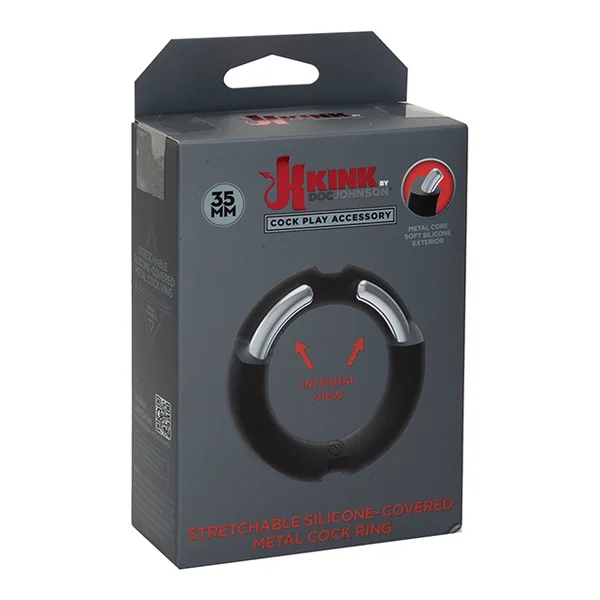 KINK SILICONE-COVERED METAL C-RING 35MM