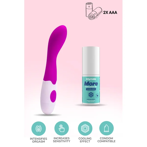 Kit Vibratore BiLove + Gel Freddo More Cooling