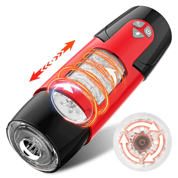 Knights - Automatic 360°Rotation Thrusting Piston Male Masturbator Cup