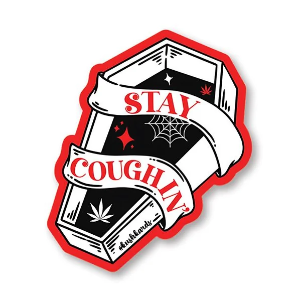 Kush Kards Halloween Stay Coughin Stickers