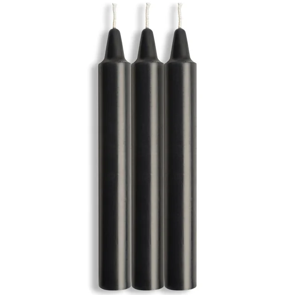 LACIRE BLACK DRIP PILLAR CANDLES