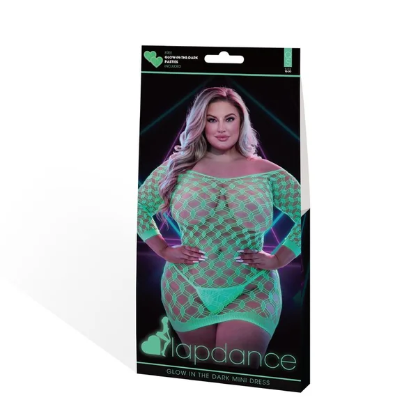 LAPDANCE GLOW IN THE DARK MINI DRESS Q/S