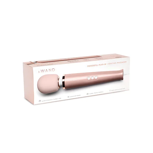 Le Wand Powerful Plug-In Vibrating Massager - Rose Gold