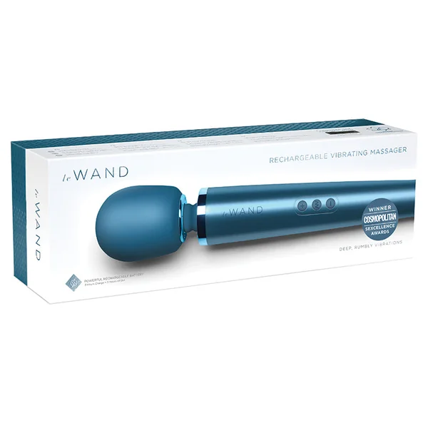Le Wand Rechargeable Vibrating Massager - Pacific Blue